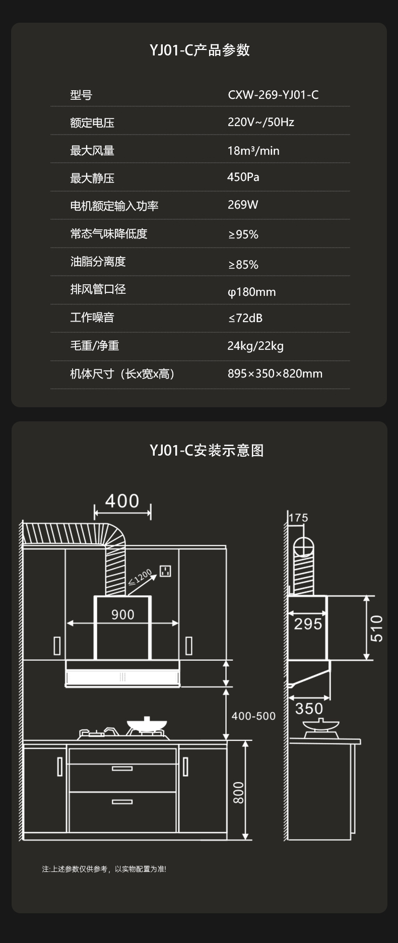 油煙機YJ01-C