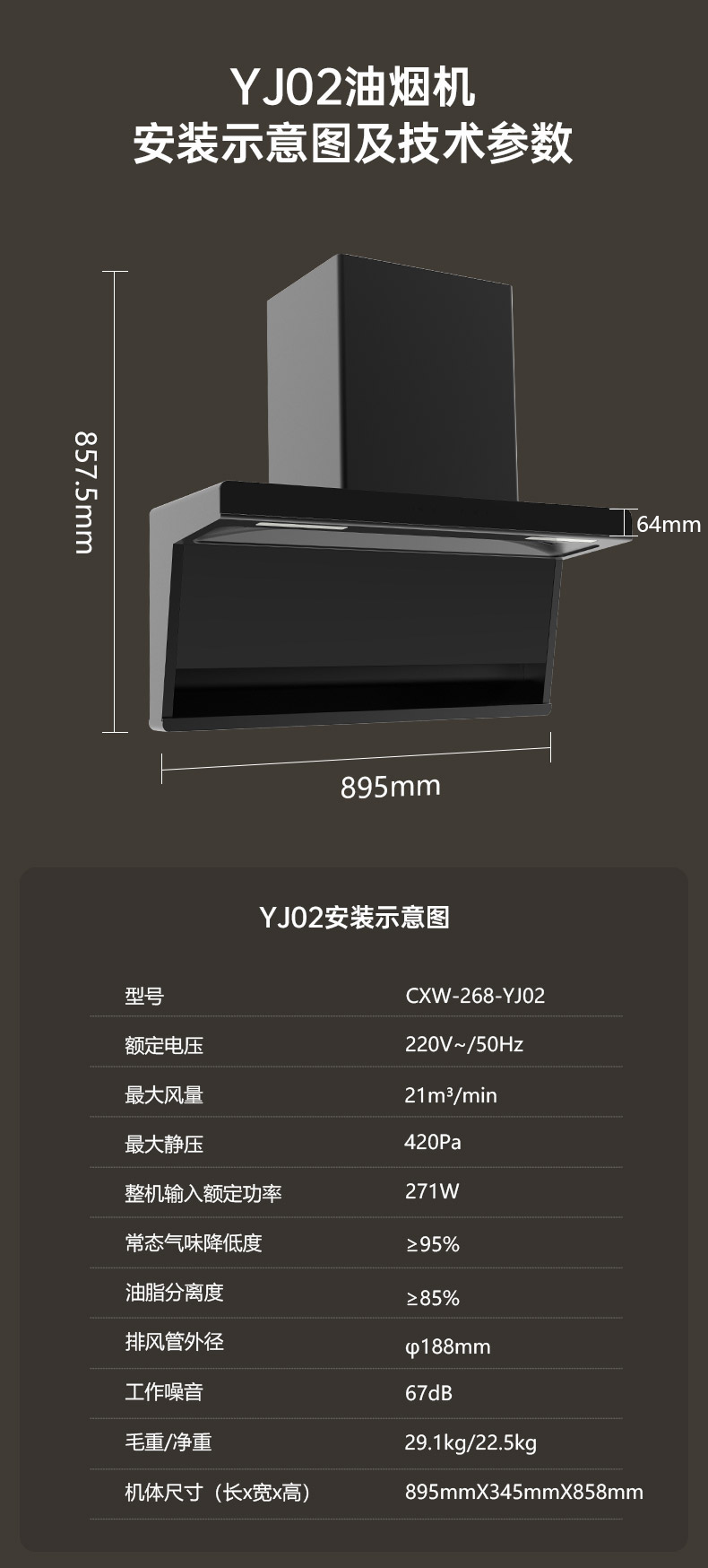 油煙機YJ02